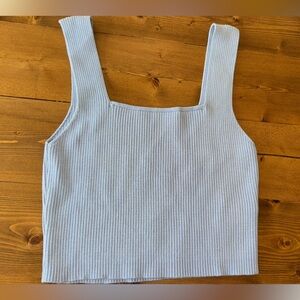 SHEIN Light Blue Knit Top